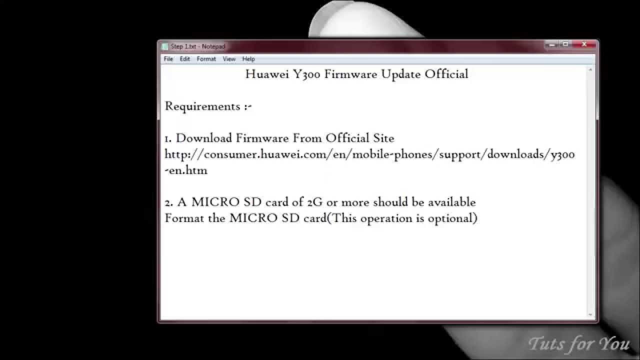 Huawei y300 firmware download software