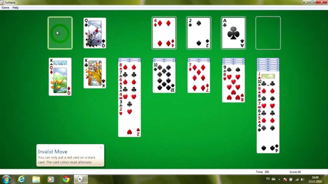 Old solitaire for windows 7